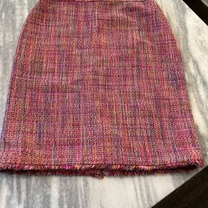 Ice size 8 pink tweed Barbie inspired💋 pencil skirt💋 fully lined💋